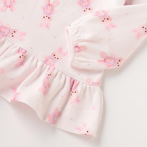 メゾピアノ　総柄ルームウェア mezzo piano メゾピアノ(mezzo piano)アニマル柄ルームウェア