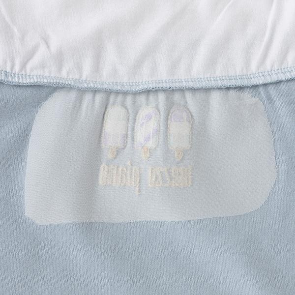 mezzo piano メゾピアノ(mezzo piano)オフショルダー風 半袖Tシャツ