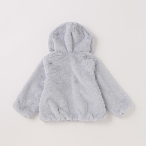 mezzo piano メゾピアノ(mezzo piano)クマ耳つきフェイクファー