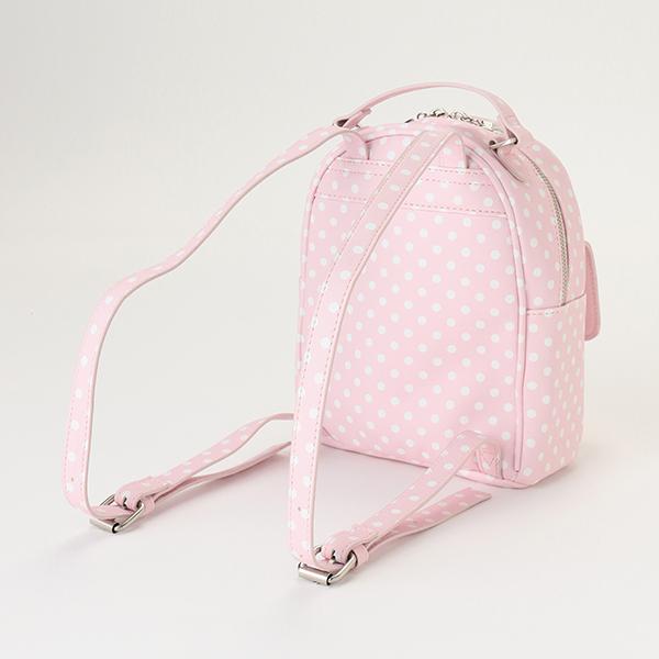 メゾピアノ(mezzo piano)ドット柄 ミニリュック【O_50】【outlet  