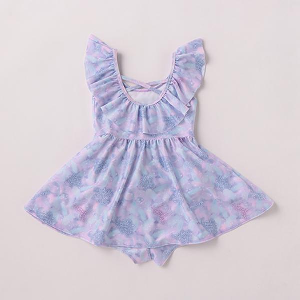 新品4点　140 モナリザ メゾピアノ 水着 メゾピアノ マリンくま セーラーワンピース水着【SWIM】 140