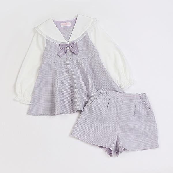 mezzo piano メゾピアノ(mezzo piano)セーラーカラーチュニック