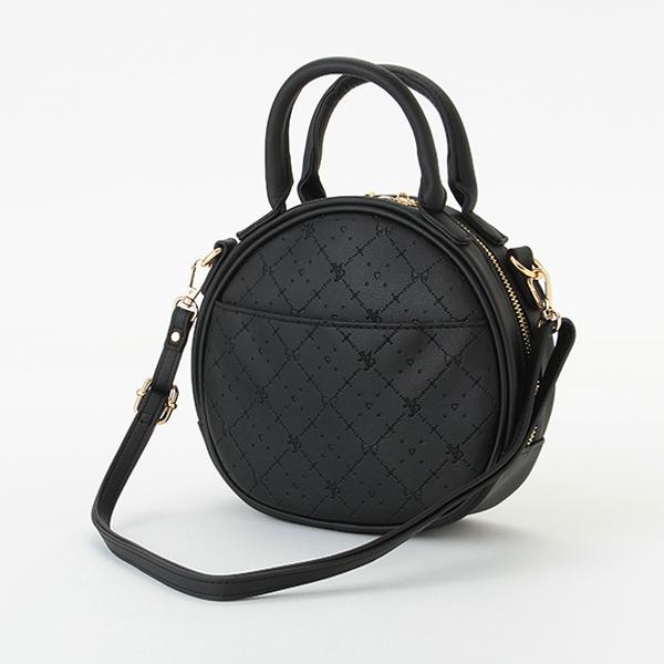 mezzo piano メゾピアノ(mezzo piano)モノグラム柄型押し ショルダー