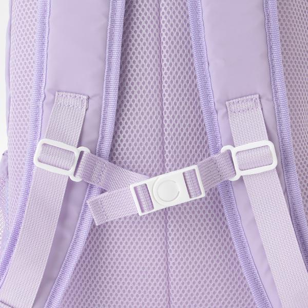 メゾピアノ　mezzopiano シャボン玉ユニコーン柄　ナイロンリュック シャボン玉ユニコーン柄 ナイロンリュック 大(F ラベンダー