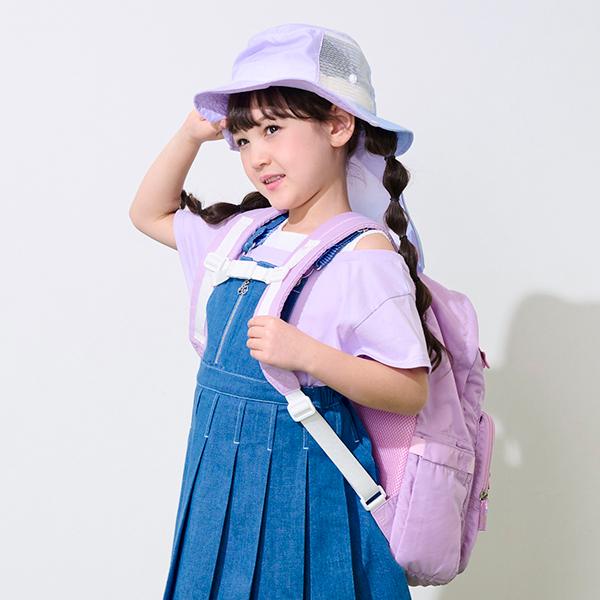 mezzo piano メゾピアノ(mezzo piano)ラメ入り ナイロンリュック