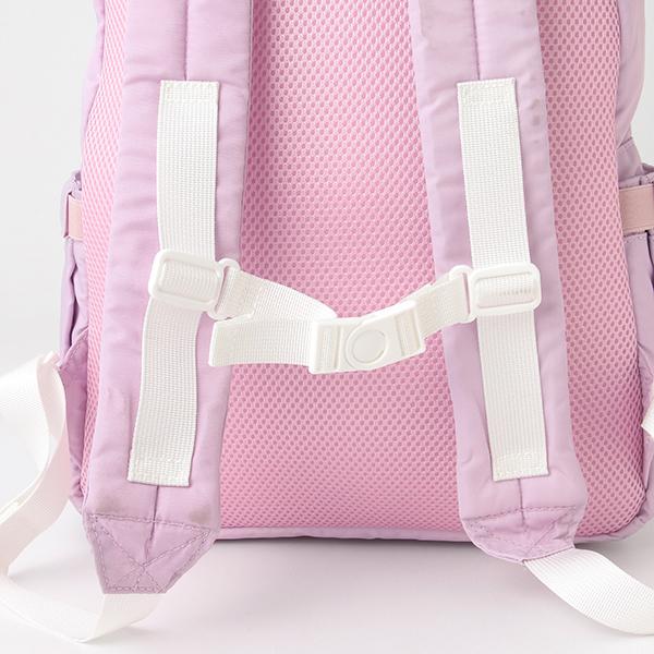 mezzo piano メゾピアノ(mezzo piano)ラメ入り ナイロンリュック