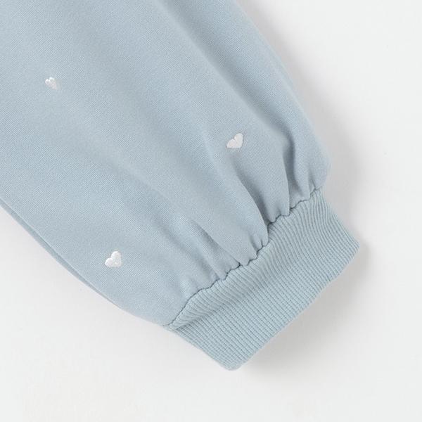 r*い様 新品タグ付きメゾピアノ短丈ZIPパーカ＆半袖Tシャツ　3点セットアップ 短丈ZIPパーカ ＆半袖Tシャツ セットアップ(120cm サックス