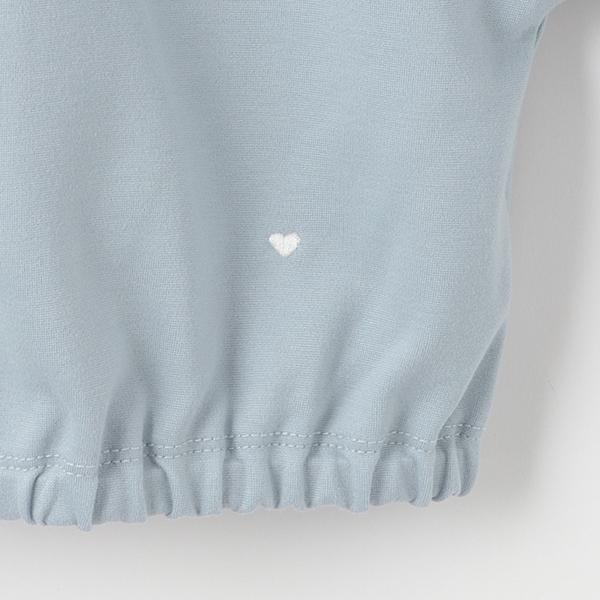 mezzo piano メゾピアノ(mezzo piano)短丈ZIPパーカ ＆半袖T