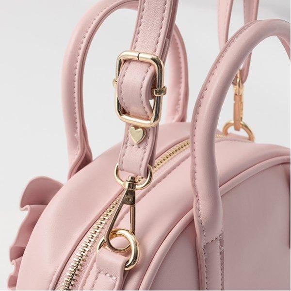 mezzo piano メゾピアノ(mezzo piano)ハートキルトフリル 2way