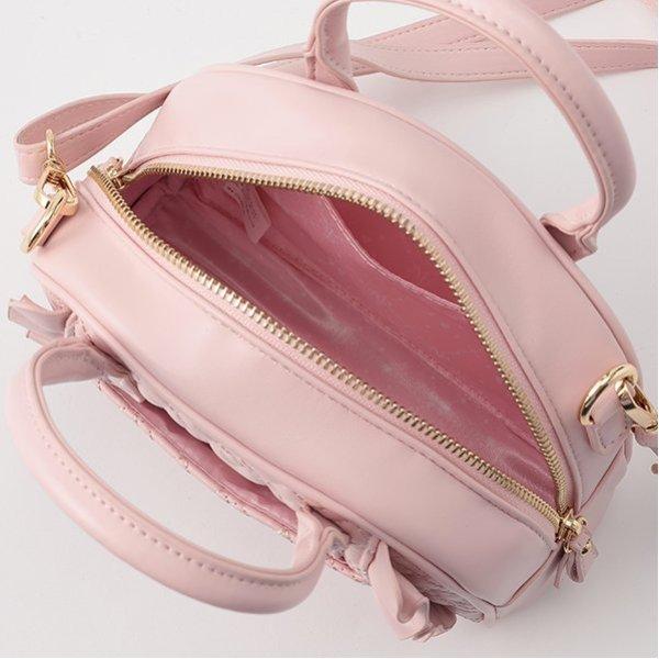 メゾピアノ ハートキルトフリル　2wayショルダーバッグ mezzo piano メゾピアノ(mezzo piano)ハートキルトフリル 2way