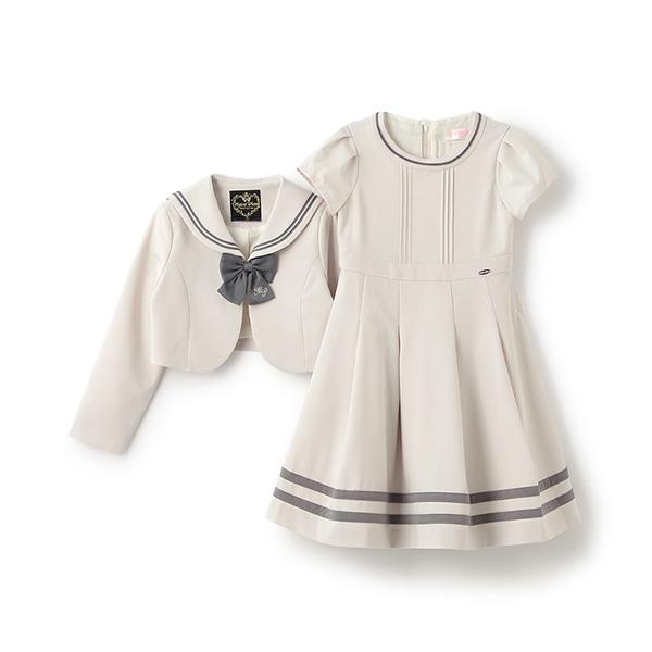 mezzo piano メゾピアノ(mezzo piano)セーラーカラーアンサンブル