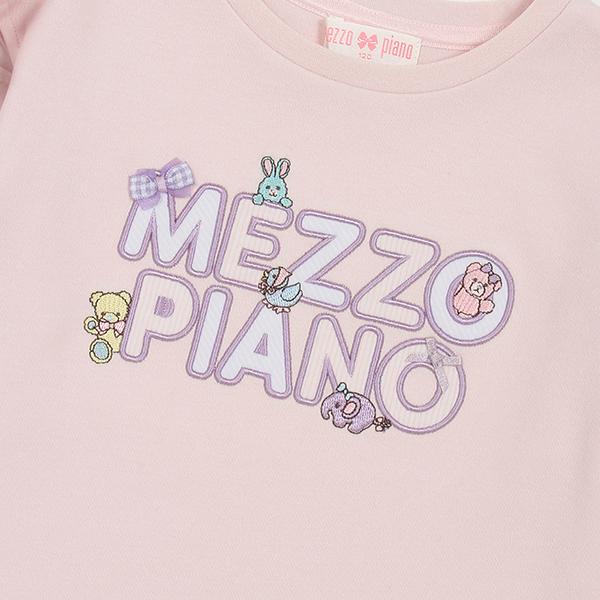 メゾピアノ(mezzo piano)【人気商品再入荷】【直営店で取り扱い無し】ぬいぐるみロゴ　長袖Tシャツ【S030124】【O_50】【SSSL】｜narumiyaonline｜04