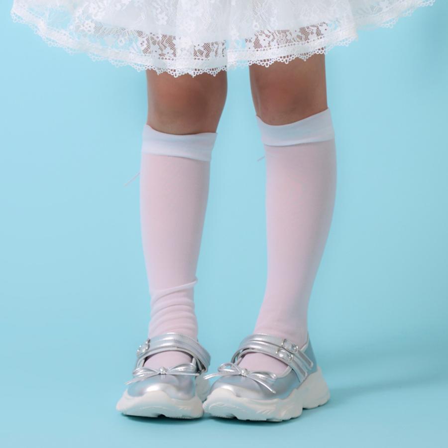 36,メゾピアノ mezzo piano メゾピアノ(mezzo piano)シアー ハイソックス【50％OFF