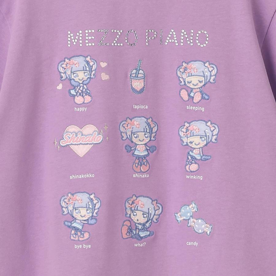 mezzo piano メゾピアノ(mezzo piano)【しなこちゃん】なりきり半袖T