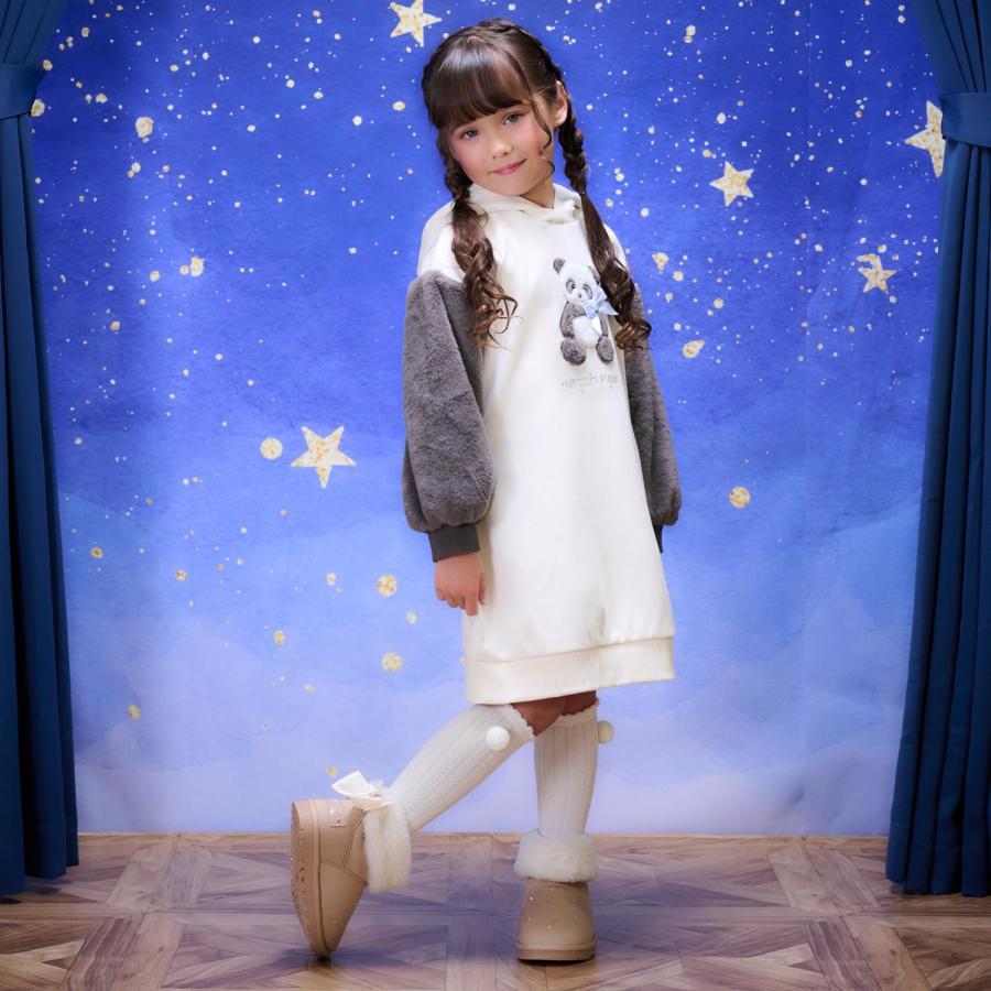 mezzo piano 動物パーカ カットワンピース【60％OFF】【SALE】【O_60