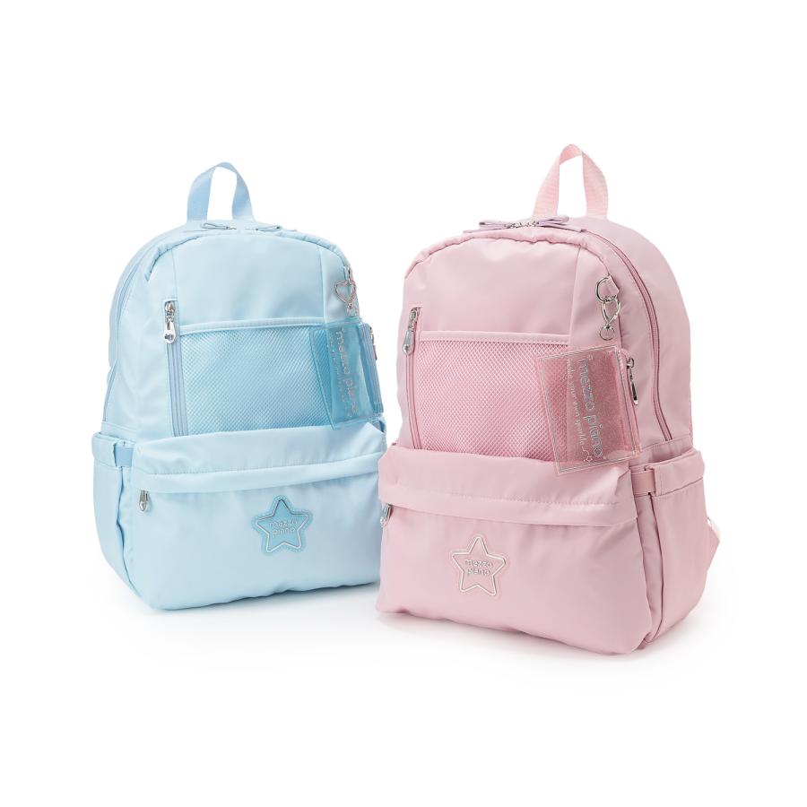 mezzo piano メゾピアノ(mezzo piano)ポーチ付リュック 容量約21L
