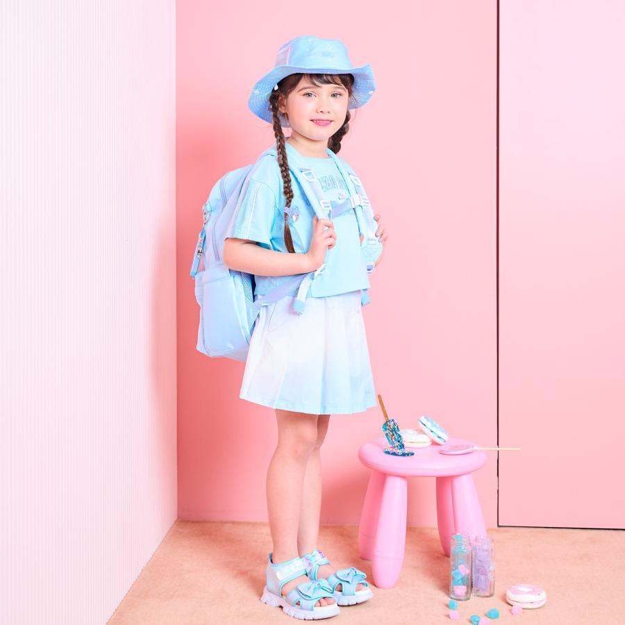 mezzo piano メゾピアノ(mezzo piano)ポーチ付リュック 容量約21L