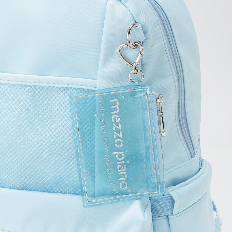 mezzo piano メゾピアノ(mezzo piano)ポーチ付リュック 容量約21L