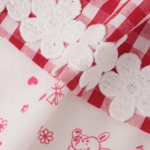 mezzo piano メゾピアノ(mezzo piano)ウサギマスコットつきギンガム