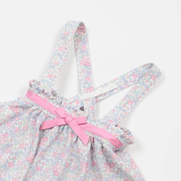 mezzo piano メゾピアノ(mezzo piano)リトルフラワー柄ジャンパー