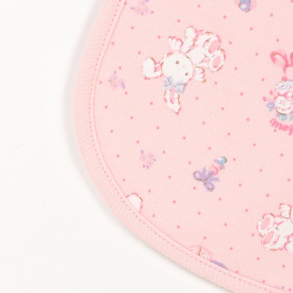 mezzo piano メゾピアノ(mezzo piano)ウサギヌイグルミ柄 スタイ