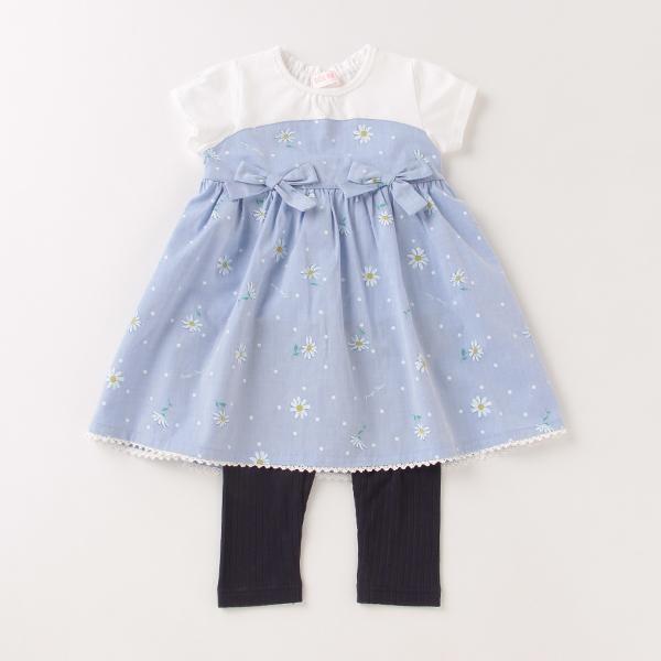 送料無料 メゾピアノ Mezzo Piano マーガレット柄ワンピース レギンスset 期間限定特価 Zoetalentsolutions Com