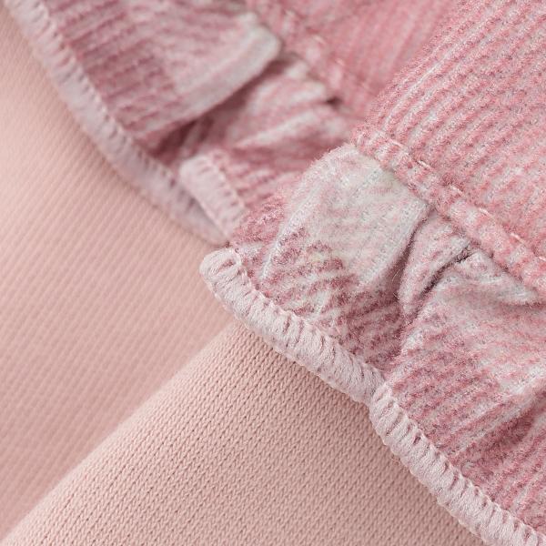 子供の成長早いMezzo piano-juniorお花刺繍&チェック柄シャツ