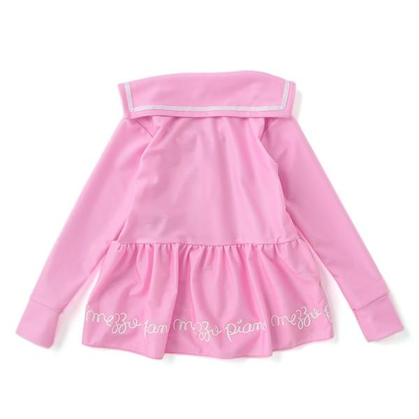 メゾピアノ Mezzo Piano Uvカット セーラーカラーペプラムラッシュガード Swim ナルミヤオンラインpaypayモール店 通販 Paypayモール
