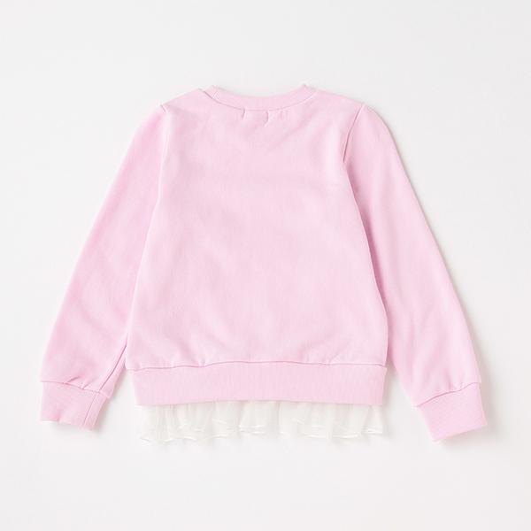 メゾピアノ(mezzo piano)☆裾フリルリボントレーナー【O_50】【outlet  