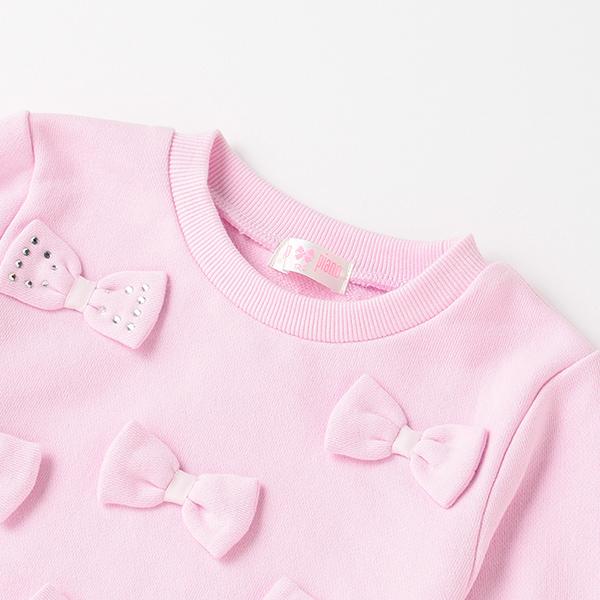 メゾピアノ(mezzo piano)☆裾フリルリボントレーナー【O_50】【outlet  