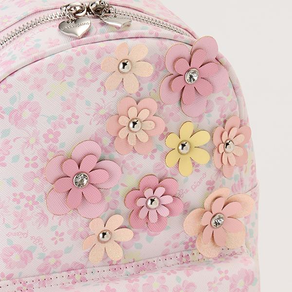 mezzo piano メゾピアノ ミニリュック 小花柄 mezzo piano メゾピアノ(mezzo piano)【販路限定商品】花合皮ミニ