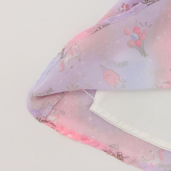 メゾピアノ　ワンピース　ミルキーウェイ柄　　130 mezzo piano メゾピアノ(mezzo piano)【販路限定商品