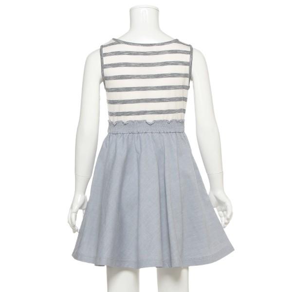 メゾピアノ Mezzo Piano ボーダー ダンガリー ワンピース O 50 Outlet ナルミヤオンラインpaypayモール店 通販 Paypayモール