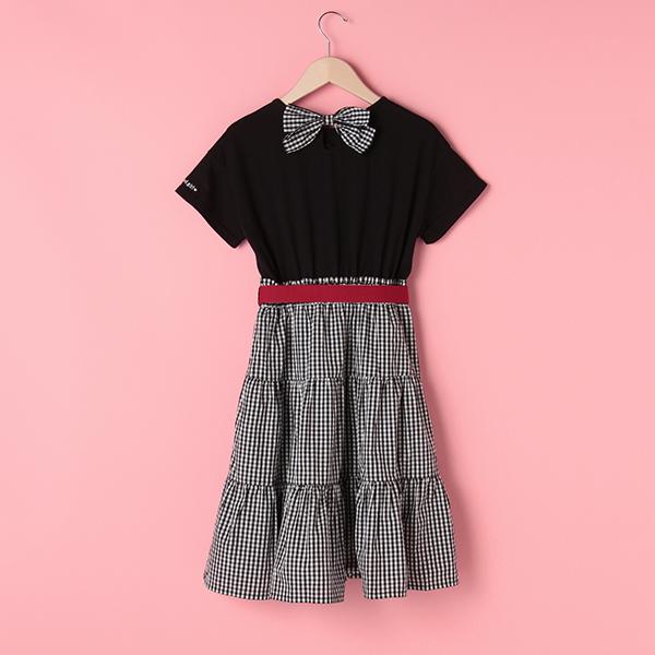 メゾピアノジュニア Mezzo Piano Junior ベルトつきtシャツドッキングティアードワンピース ナルミヤオンラインpaypayモール店 通販 Paypayモール