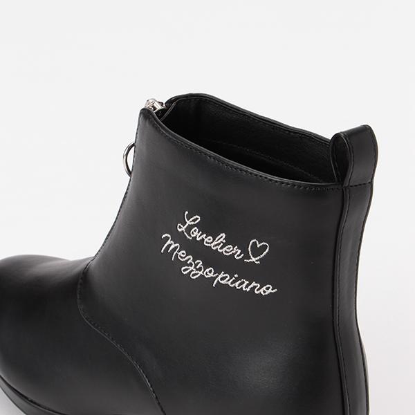 メゾピアノジュニア(mezzo piano junior)ハートファスナーフェイク  