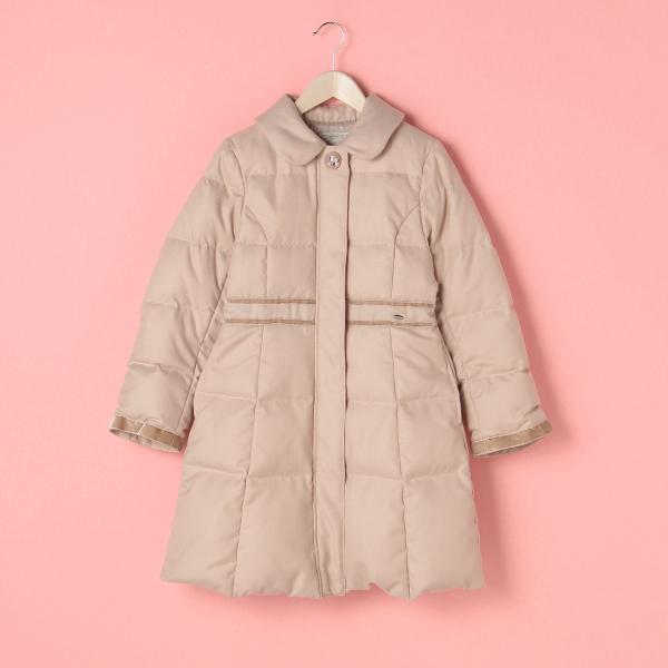 メゾピアノジュニア(mezzo piano junior)はっ水 フェイクファー衿つき  