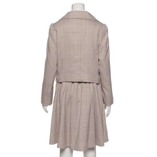 メゾピアノジュニア(mezzo piano junior)チェック柄ジャケット  