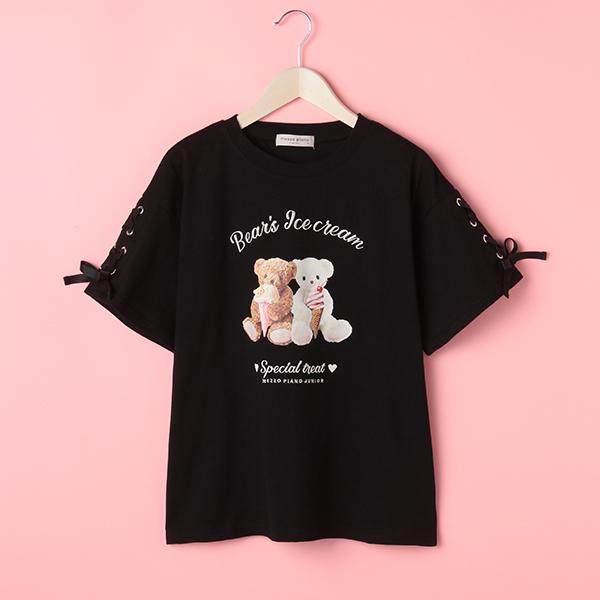 新品】mezzo piano junior レースチュニック＆Tシャツ 140