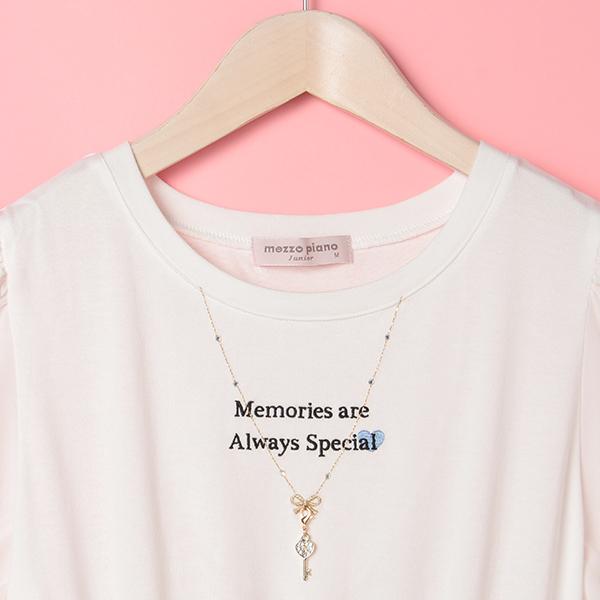 新品　メゾピアノジュニア　ガーリードッキングワンピース　ワンピース　150 mezzo piano Junior メゾピアノジュニア(mezzo junior)ガーリー