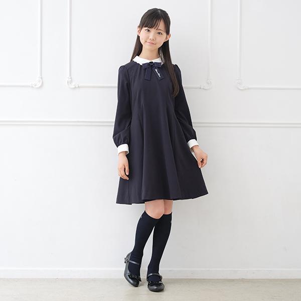 美品⭐︎mezzo piano junior レース襟ワンピース　2025年 mezzo piano Junior（メゾピアノ ジュニア） メゾピアノジュニア(mezzo
