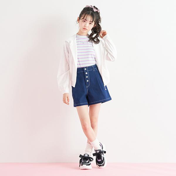 mezzo piano Junior メゾピアノジュニア(mezzo junior)フロントボタン 