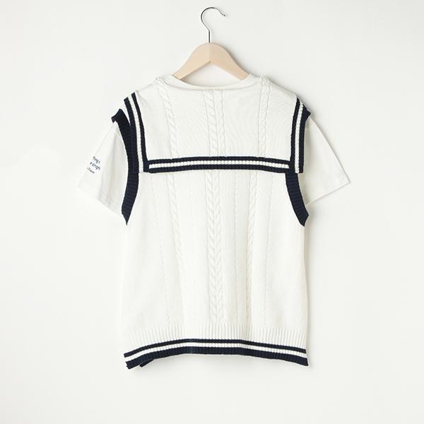 メゾピアノジュニア　メッシュセーラーベスト＆Tシャツセット　140 楽天市場】メゾピアノジュニア(mezzo piano junior)メッシュ