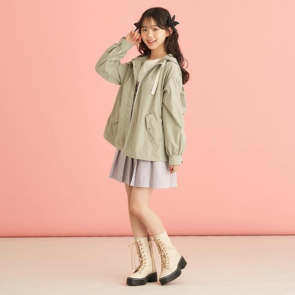 【mezzo piano junior】 新品 マウンテンパーカー L160 mezzo piano Junior メゾピアノジュニア(mezzo junior)ライナー