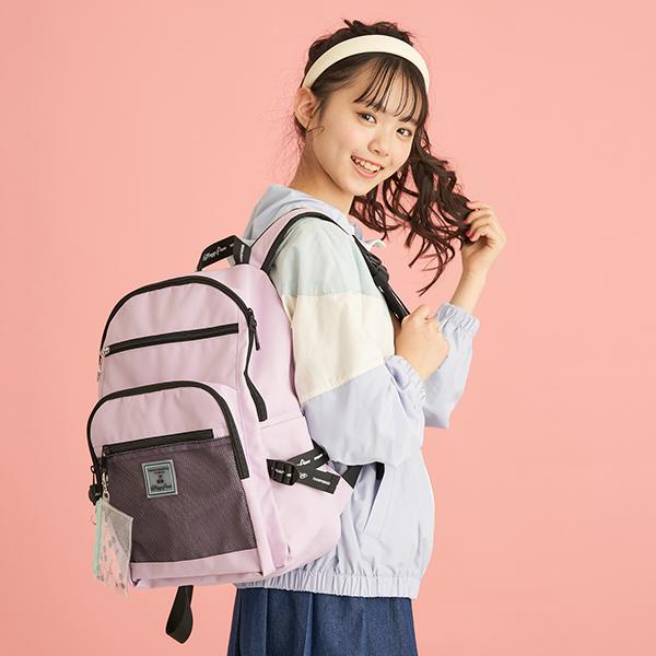 メゾピアノ mezzo piano junior レターリュック アイボリー 楽天