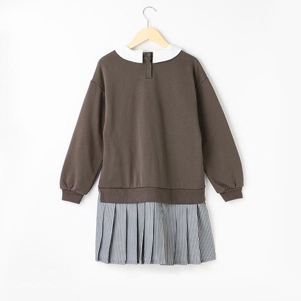 中古　メゾピアノ　トップス　スカート　ワンピース　130 140 メゾ ピアノ(mezzo piano)のワンピース- 子ども服のナルミヤ