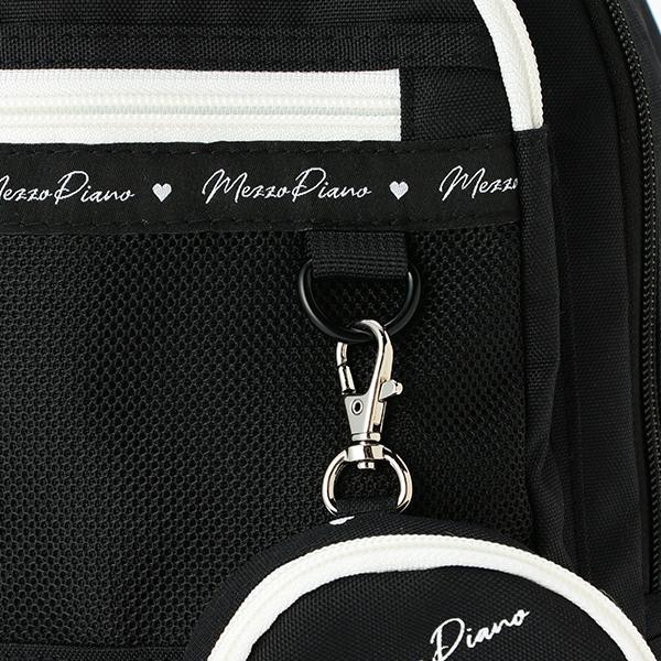 mezzo piano 旅行用　リュック 2点セット　キャンプ　修学旅行　黒 極美品 メゾピアノ mezzo piano 大型 リュック ほぼ未使用 修学