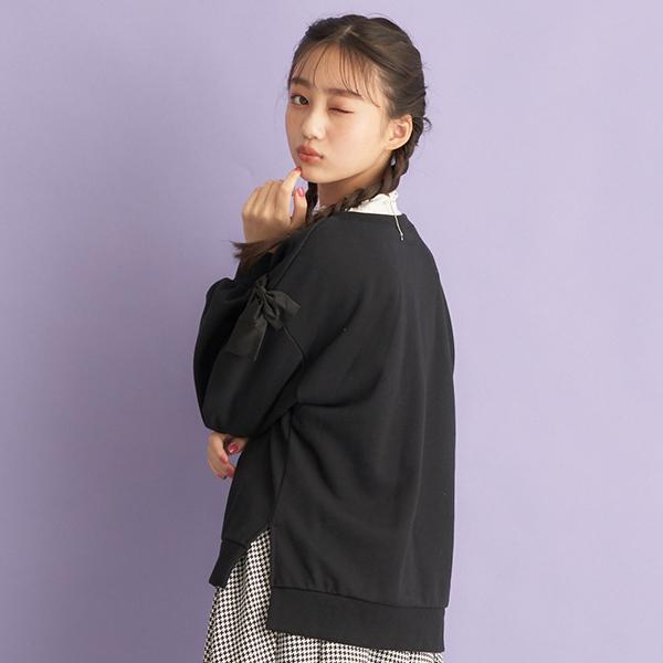 メゾピアノジュニア ネックレスつき肩リボントレーナー 160 楽天市場】メゾピアノジュニア(mezzo piano junior)ネックレス