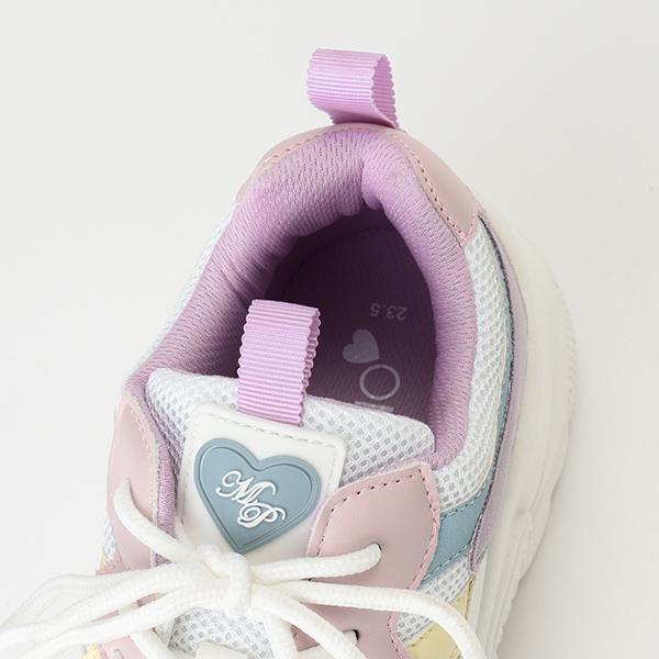 mezzo piano Junior メゾピアノジュニア(mezzo junior)配色厚底