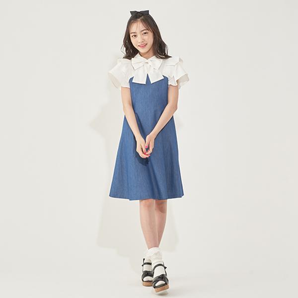 メゾピアノジュニア　ワンピースセット セーラージャケット＆ワンピースセット（スーツセット） | mezzo