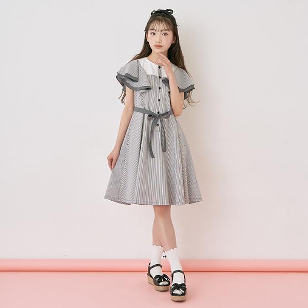 mezzo piano Junior（メゾピアノ ジュニア） ラッフル袖